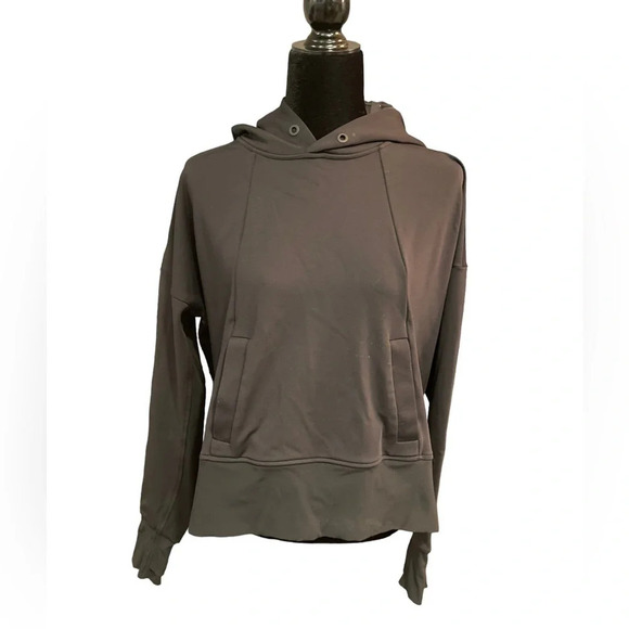 ATHLETA (Fall 2020) Mission Hoodie Black Sweatshirt size S - Picture 3 of 8